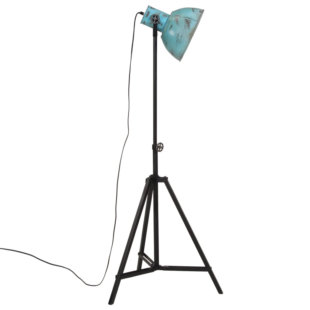 Vloerlamp 25 W E27 61x61x90/150 cm verweerd blauw is nu te koop bij PeponiXL, paradijselijk wonen!