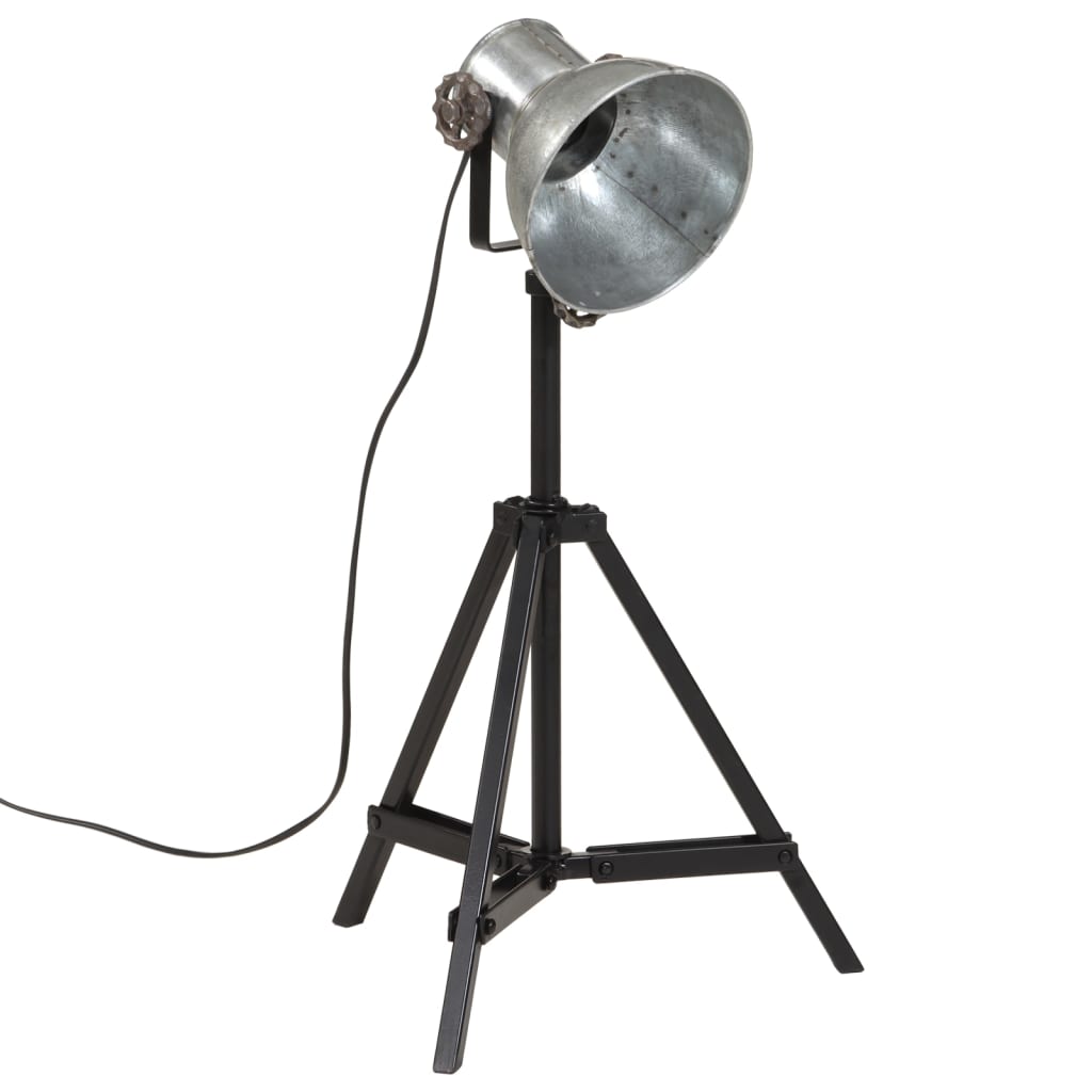 Vloerlamp 25 W E27 35x35x65/95 cm vintage zilverkleurig is nu te koop bij PeponiXL, paradijselijk wonen!