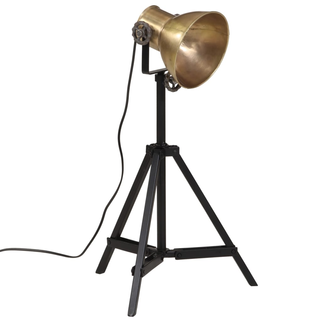 Vloerlamp 25 W E27 35x35x65/95 cm antiek messingkleurig is nu te koop bij PeponiXL, paradijselijk wonen!