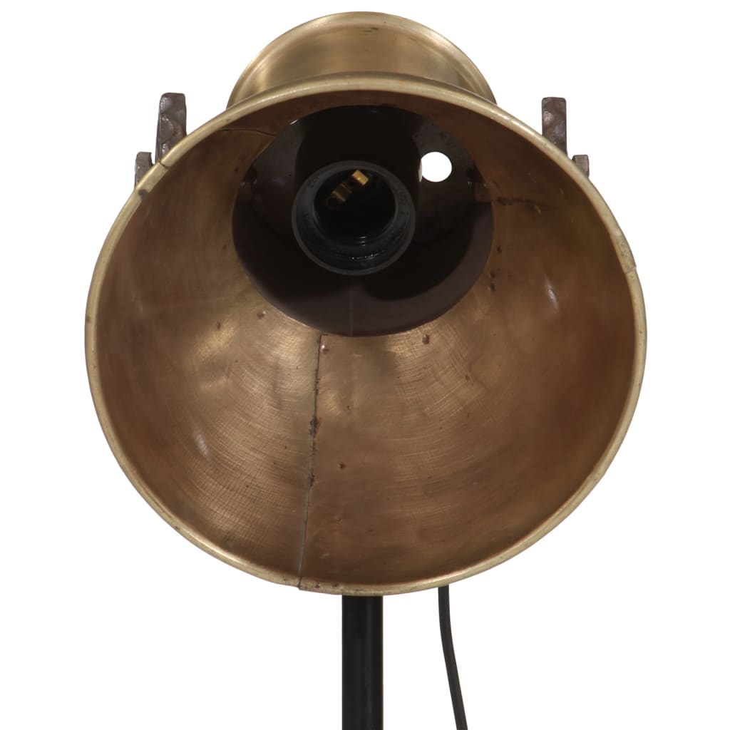 Vloerlamp 25 W E27 35x35x65/95 cm antiek messingkleurig is nu te koop bij PeponiXL, paradijselijk wonen!