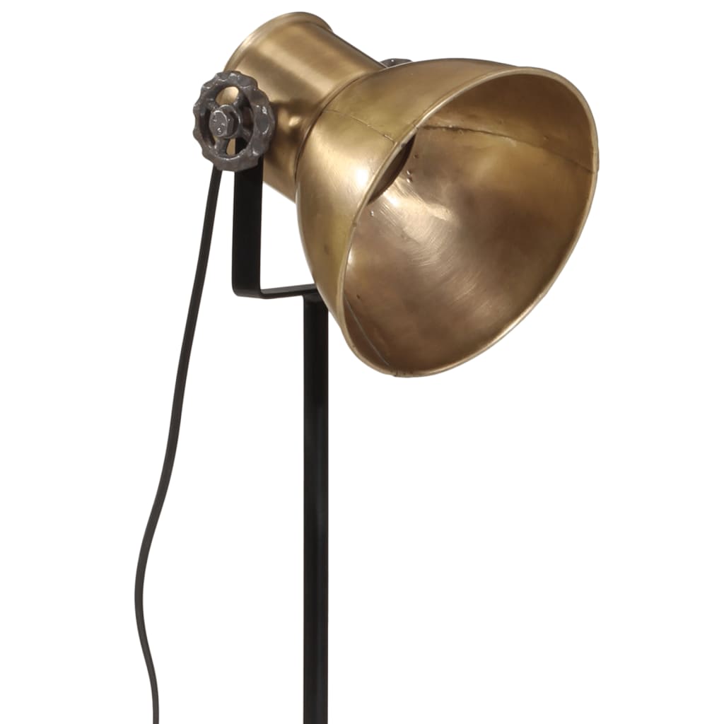 Vloerlamp 25 W E27 35x35x65/95 cm antiek messingkleurig is nu te koop bij PeponiXL, paradijselijk wonen!
