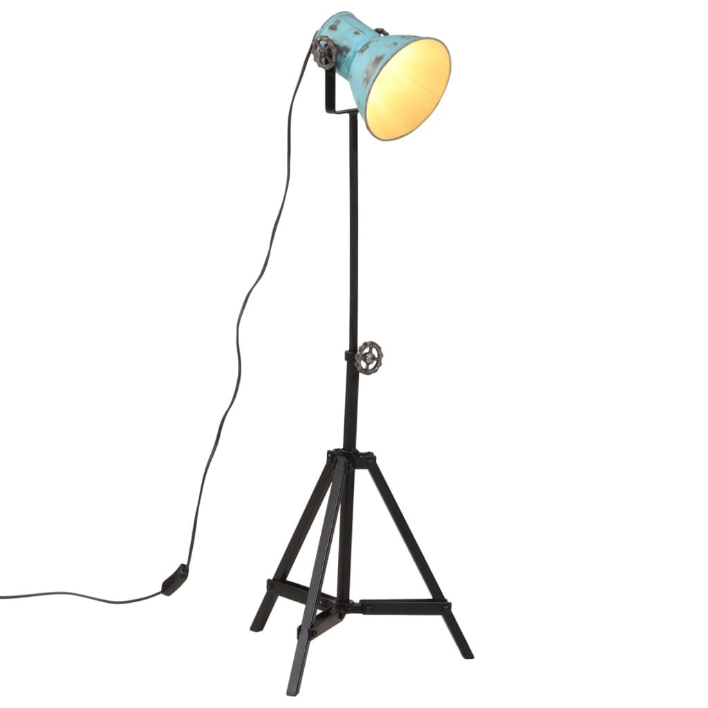 Vloerlamp 25 W E27 35x35x65/95 cm verweerd blauw is nu te koop bij PeponiXL, paradijselijk wonen!