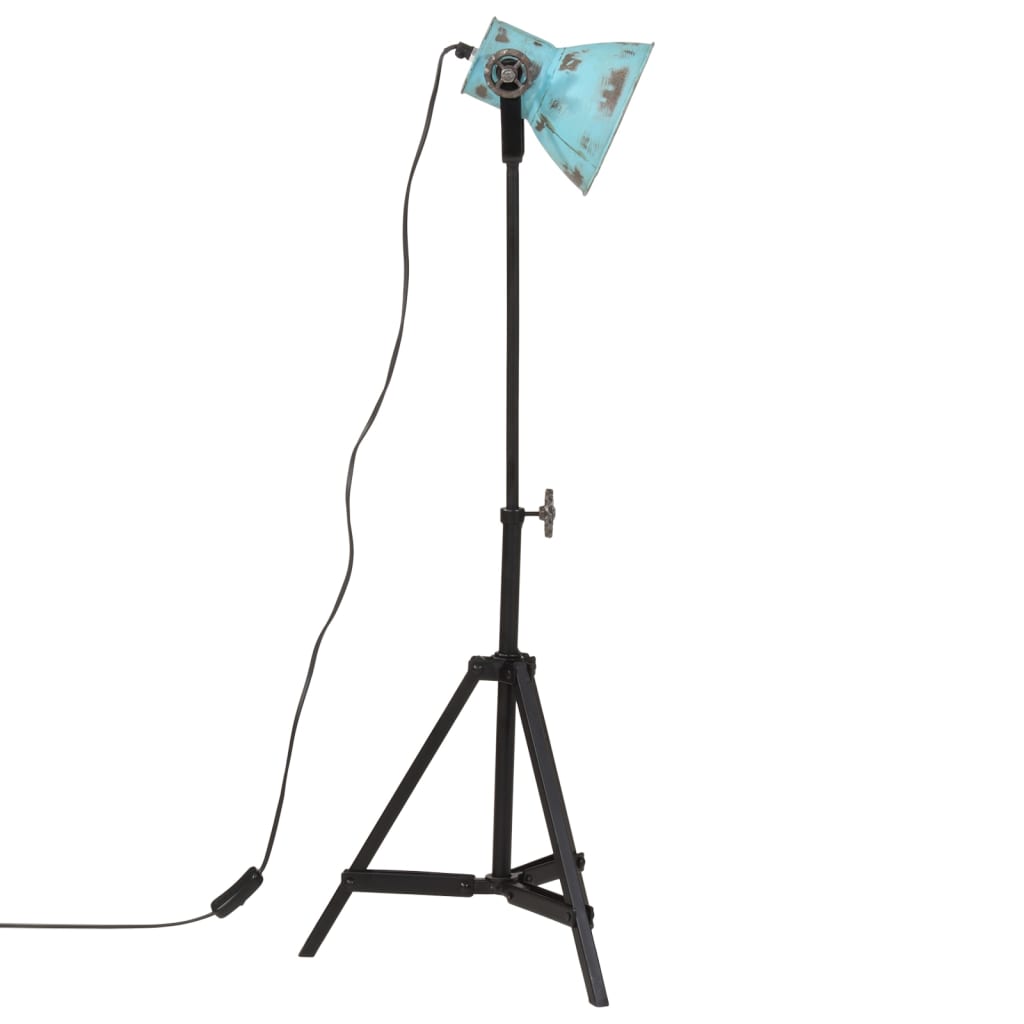 Vloerlamp 25 W E27 35x35x65/95 cm verweerd blauw is nu te koop bij PeponiXL, paradijselijk wonen!