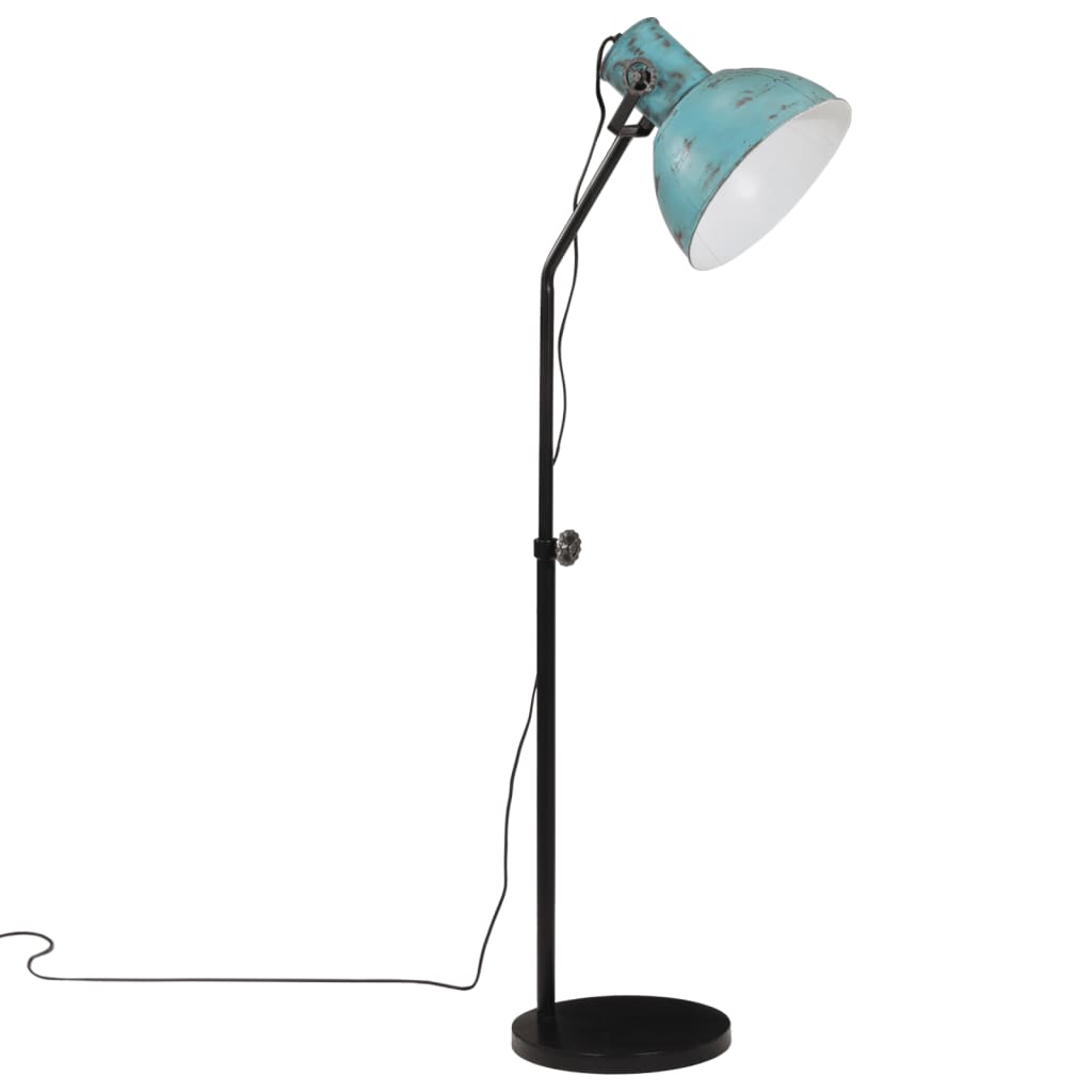 Vloerlamp 25 W E27 30x30x90/150 cm verweerd blauw is nu te koop bij PeponiXL, paradijselijk wonen!