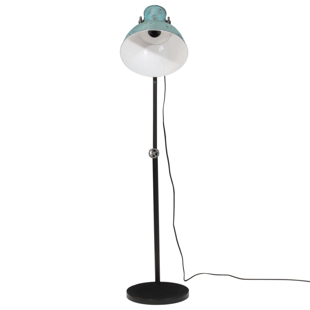 Vloerlamp 25 W E27 30x30x90/150 cm verweerd blauw is nu te koop bij PeponiXL, paradijselijk wonen!