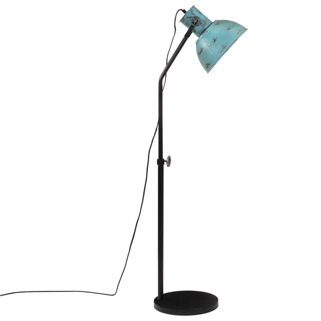 Vloerlamp 25 W E27 30x30x90/150 cm verweerd blauw is nu te koop bij PeponiXL, paradijselijk wonen!