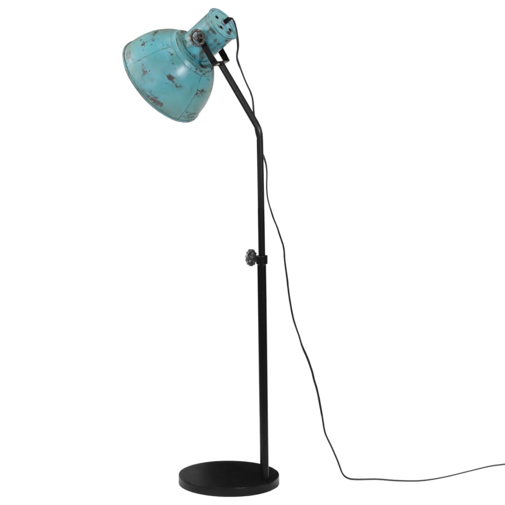 Vloerlamp 25 W E27 30x30x90/150 cm verweerd blauw is nu te koop bij PeponiXL, paradijselijk wonen!