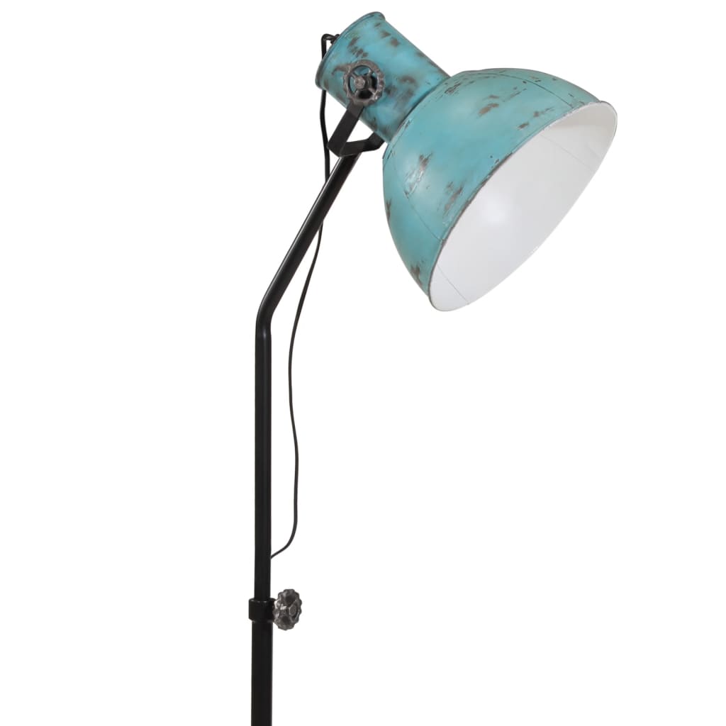 Vloerlamp 25 W E27 30x30x90/150 cm verweerd blauw is nu te koop bij PeponiXL, paradijselijk wonen!