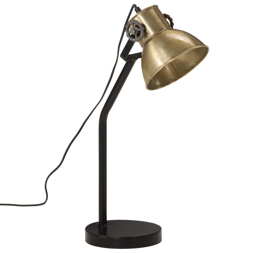 Bureaulamp 25 W E27 17x17x60 cm antiek messingkleurig is nu te koop bij PeponiXL, paradijselijk wonen!