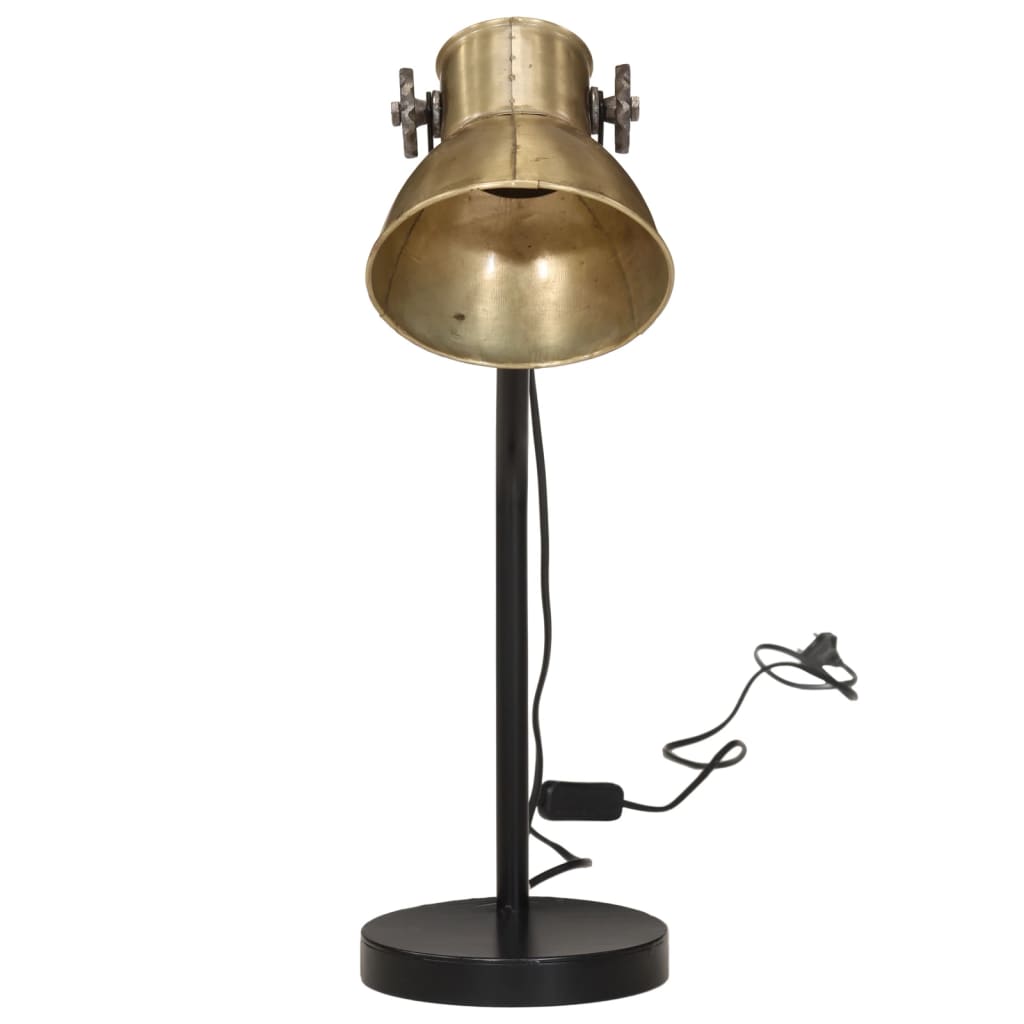 Bureaulamp 25 W E27 17x17x60 cm antiek messingkleurig is nu te koop bij PeponiXL, paradijselijk wonen!