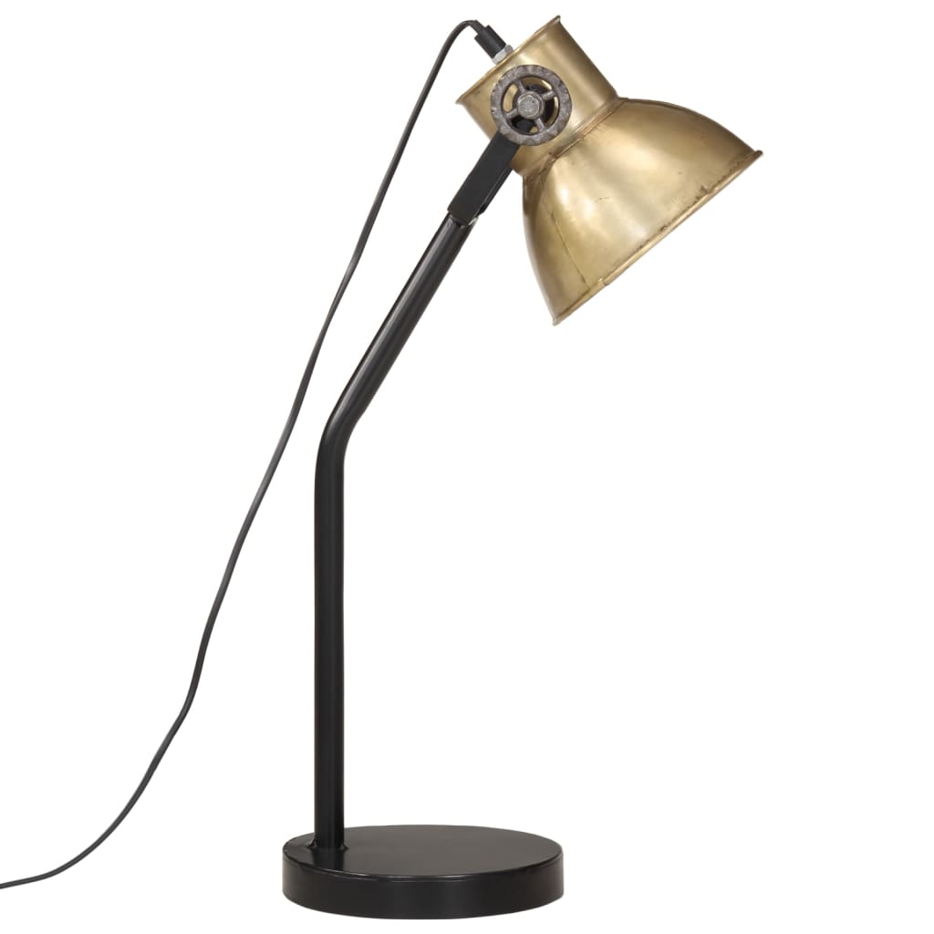 Bureaulamp 25 W E27 17x17x60 cm antiek messingkleurig is nu te koop bij PeponiXL, paradijselijk wonen!