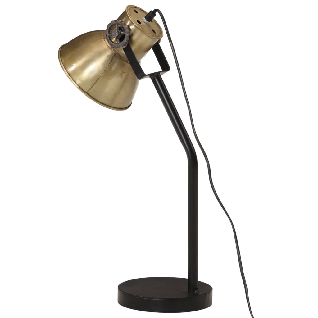 Bureaulamp 25 W E27 17x17x60 cm antiek messingkleurig is nu te koop bij PeponiXL, paradijselijk wonen!