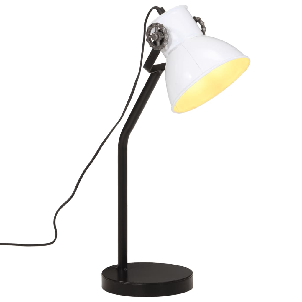 Bureaulamp 25 W E27 17x17x60 cm wit is nu te koop bij PeponiXL, paradijselijk wonen!