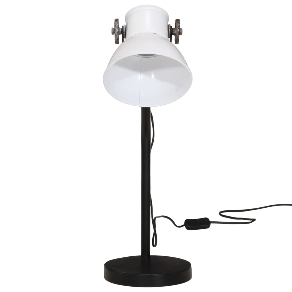 Bureaulamp 25 W E27 17x17x60 cm wit is nu te koop bij PeponiXL, paradijselijk wonen!