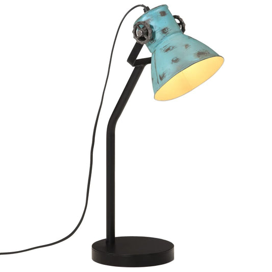 Bureaulamp 25 W E27 17x17x60 cm verweerd blauw is nu te koop bij PeponiXL, paradijselijk wonen!