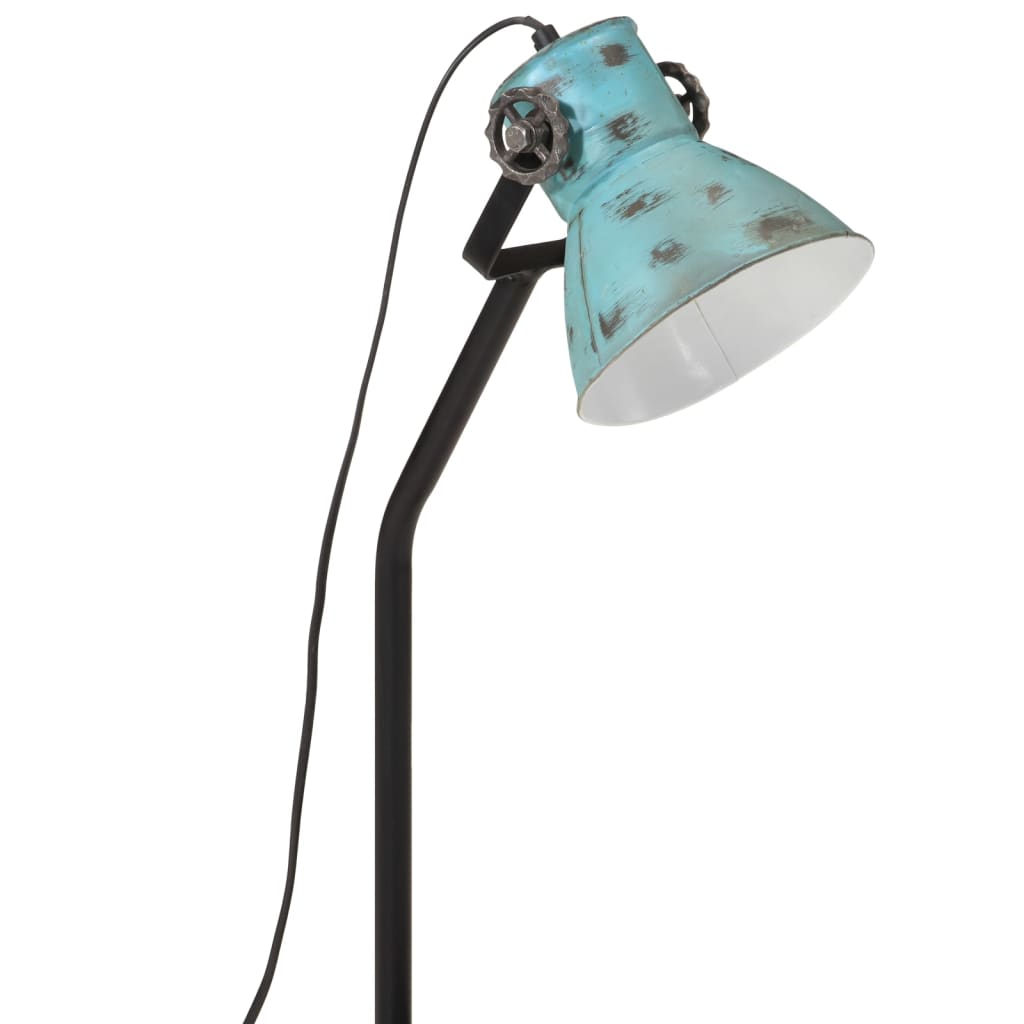 Bureaulamp 25 W E27 17x17x60 cm verweerd blauw is nu te koop bij PeponiXL, paradijselijk wonen!