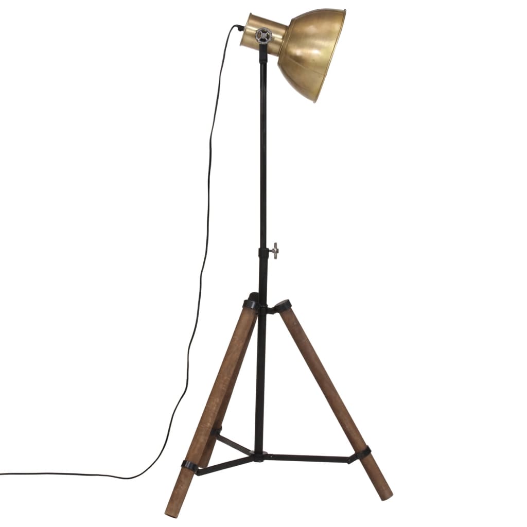 Vloerlamp 25 W E27 75x75x90-150 cm antiek messingkleurig is nu te koop bij PeponiXL, paradijselijk wonen!