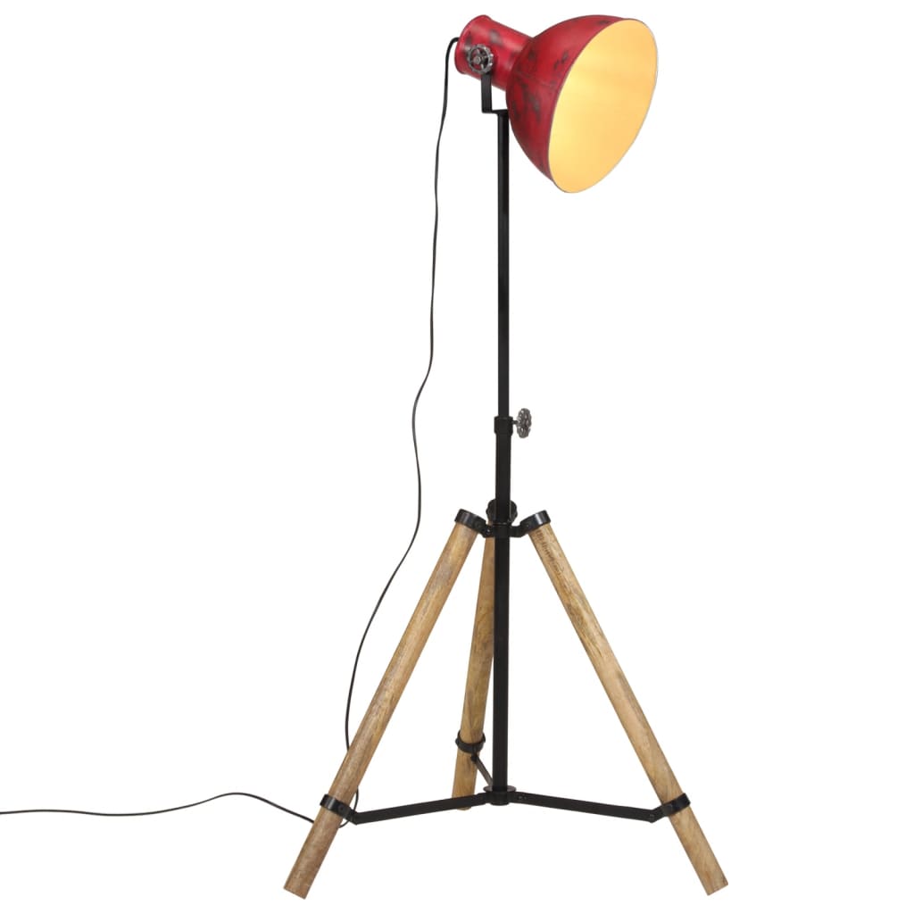 Vloerlamp 25 W E27 75x75x90-150 cm verweerd rood is nu te koop bij PeponiXL, paradijselijk wonen!