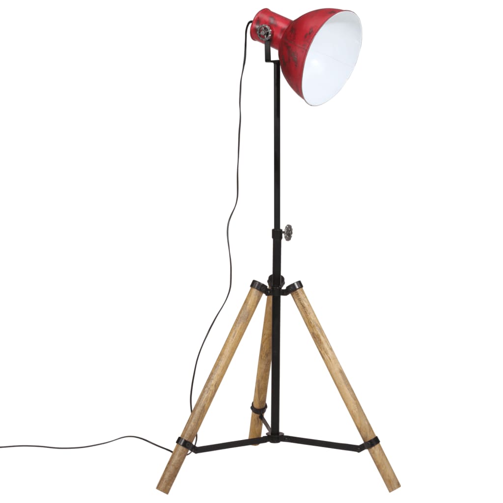 Vloerlamp 25 W E27 75x75x90-150 cm verweerd rood is nu te koop bij PeponiXL, paradijselijk wonen!