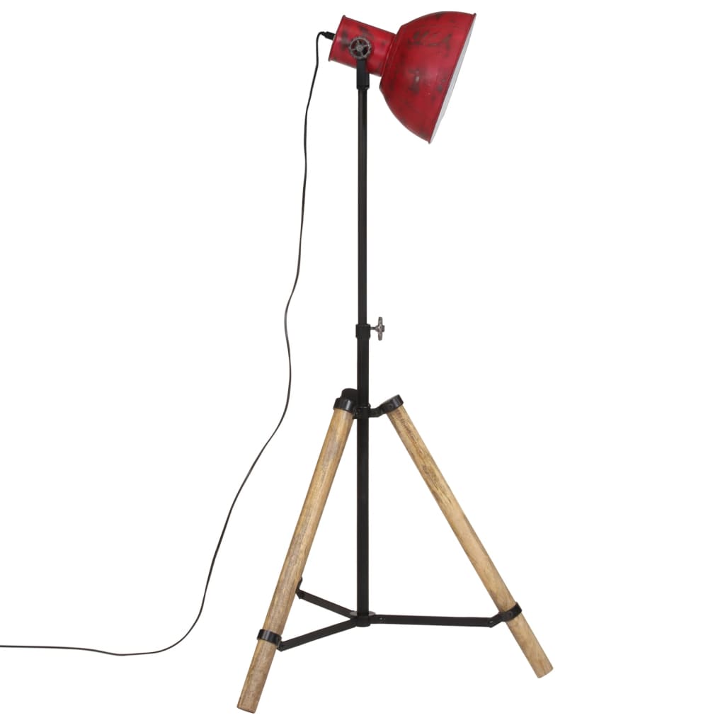 Vloerlamp 25 W E27 75x75x90-150 cm verweerd rood is nu te koop bij PeponiXL, paradijselijk wonen!