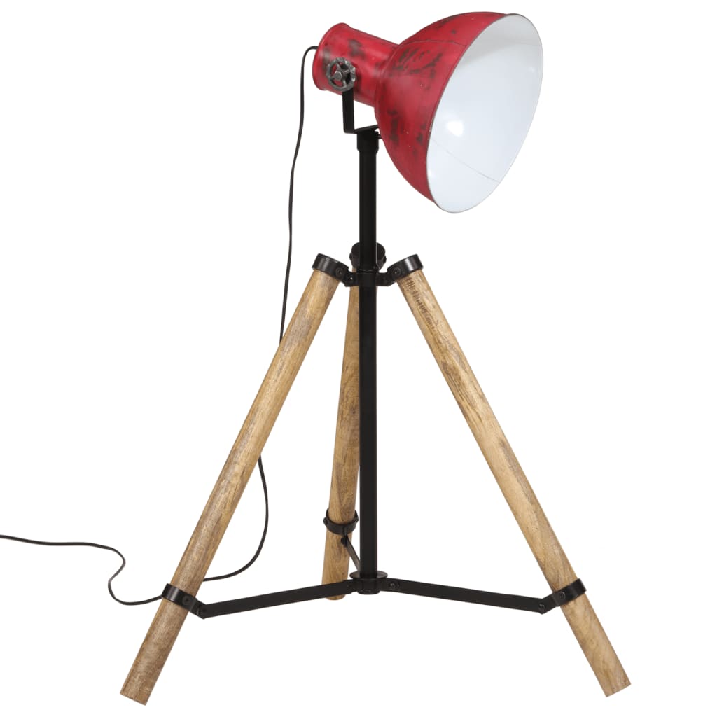 Vloerlamp 25 W E27 75x75x90-150 cm verweerd rood is nu te koop bij PeponiXL, paradijselijk wonen!