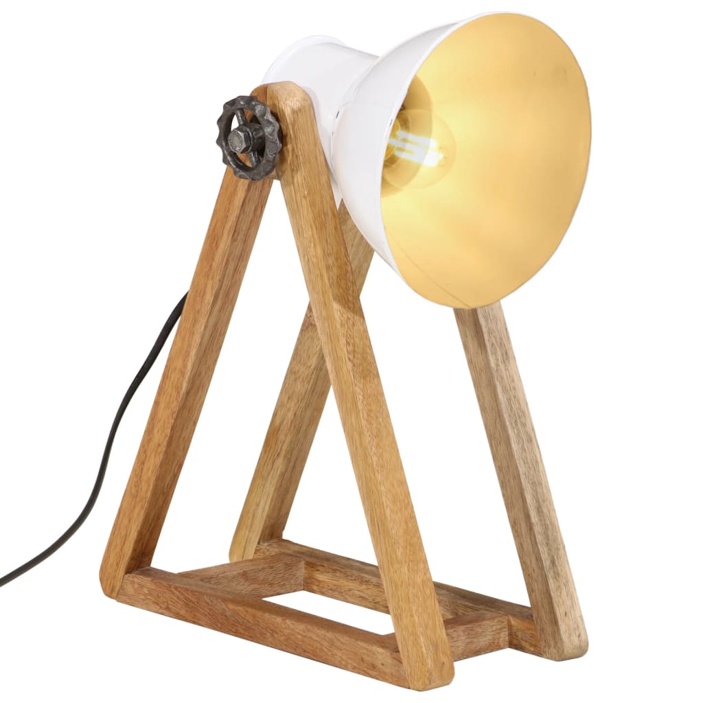 Bureaulamp 25 W E27 30x17x40 cm wit is nu te koop bij PeponiXL, paradijselijk wonen!