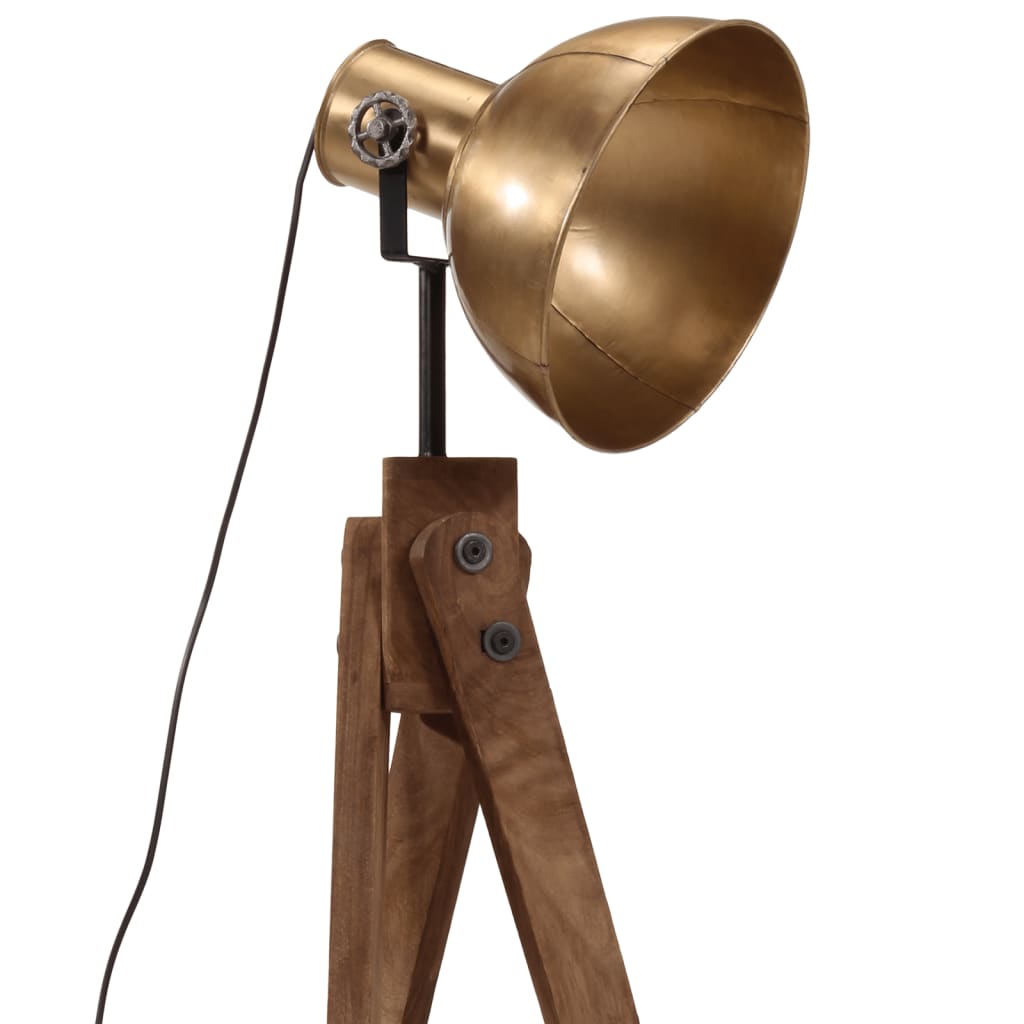 Vloerlamp 25 W E27 45x45x120 cm antiek messingkleurig is nu te koop bij PeponiXL, paradijselijk wonen!