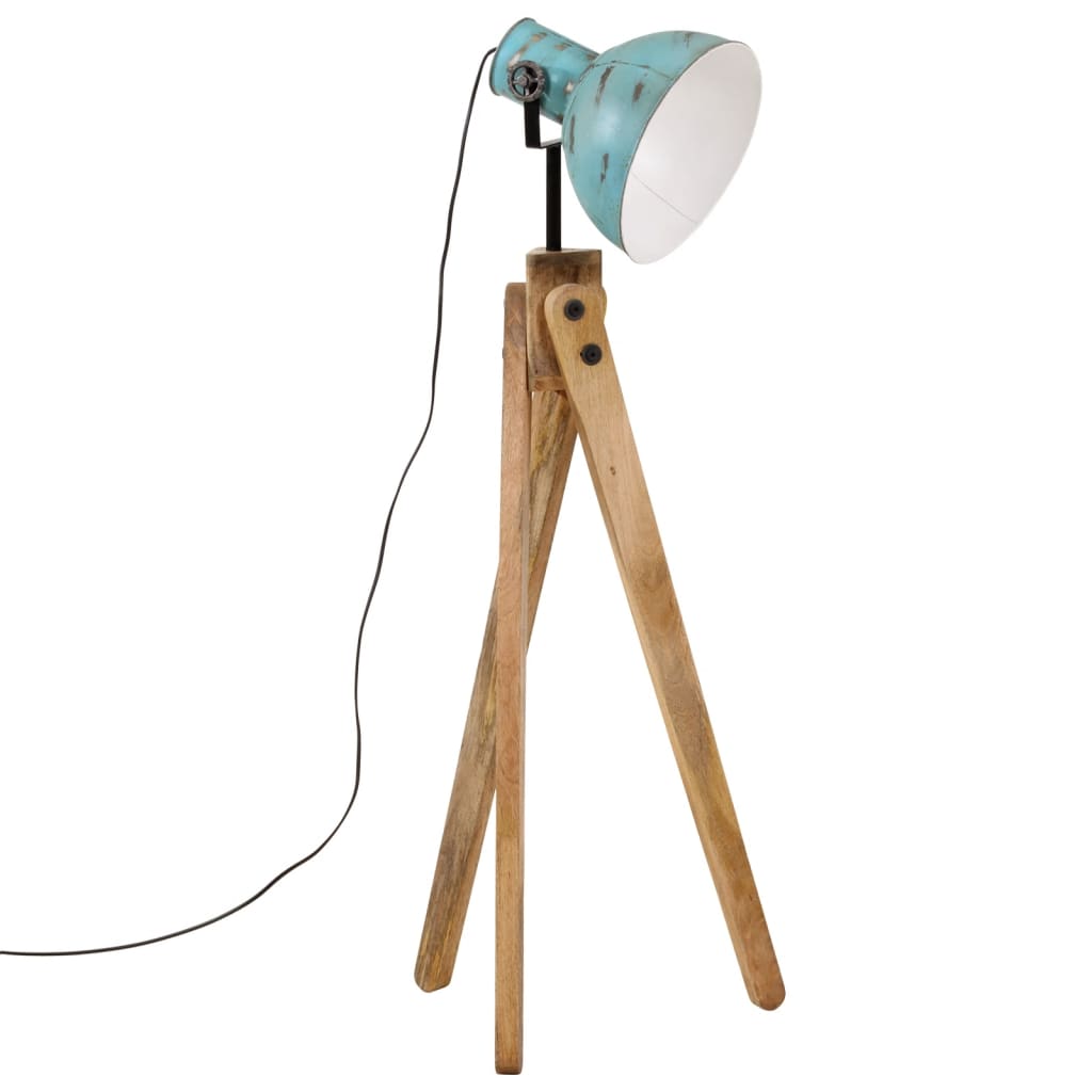 Vloerlamp 25 W E27 45x45x120 cm verweerd blauw is nu te koop bij PeponiXL, paradijselijk wonen!