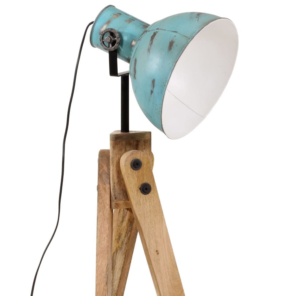 Vloerlamp 25 W E27 45x45x120 cm verweerd blauw is nu te koop bij PeponiXL, paradijselijk wonen!