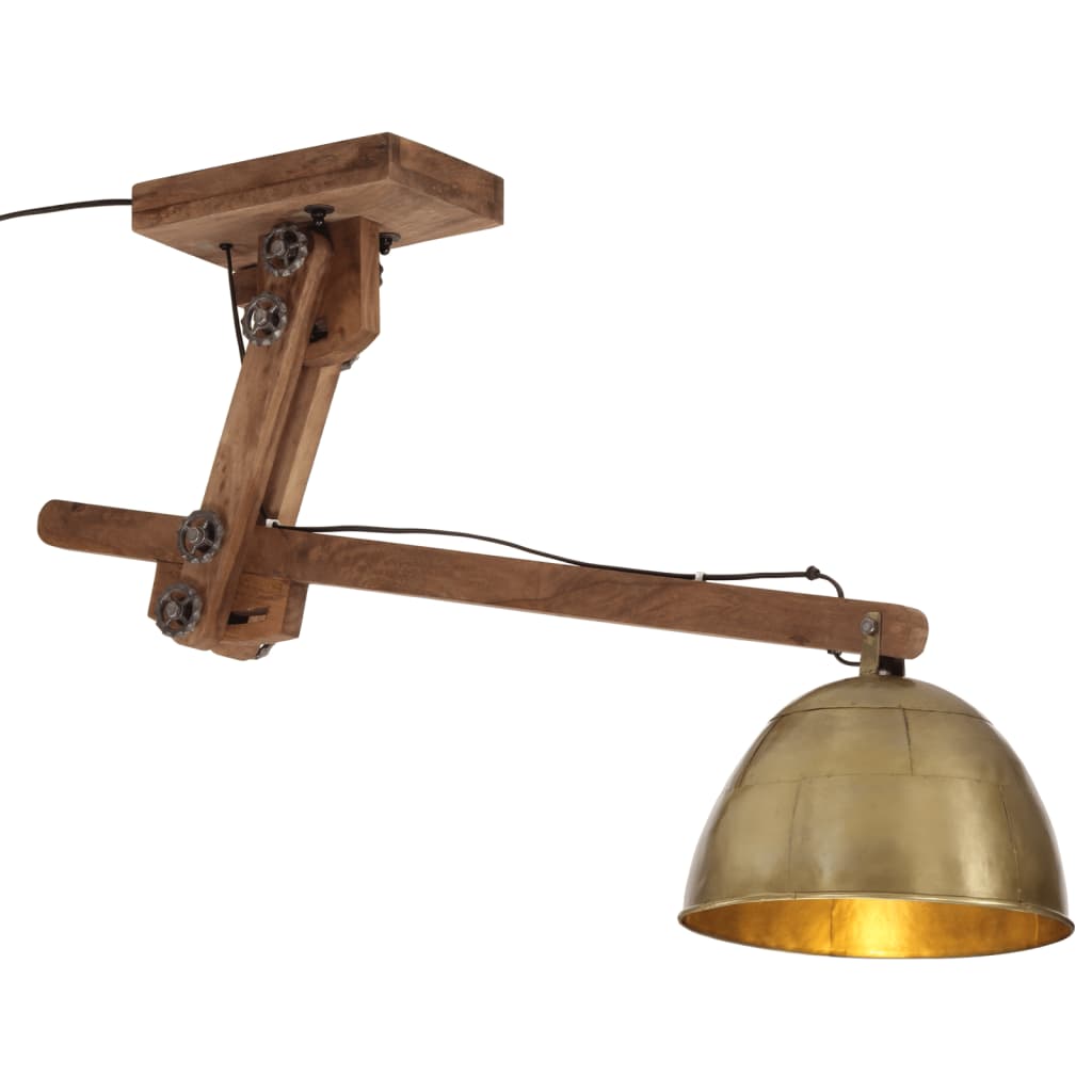 Plafondlamp 25 W E27 105x30x65-108 cm antiek messingkleurig is nu te koop bij PeponiXL, paradijselijk wonen!