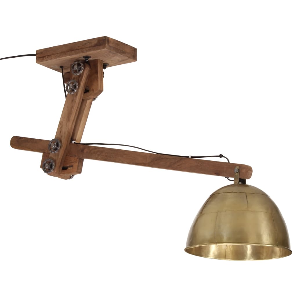 Plafondlamp 25 W E27 105x30x65-108 cm antiek messingkleurig is nu te koop bij PeponiXL, paradijselijk wonen!