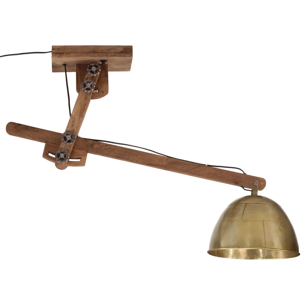 Plafondlamp 25 W E27 105x30x65-108 cm antiek messingkleurig is nu te koop bij PeponiXL, paradijselijk wonen!