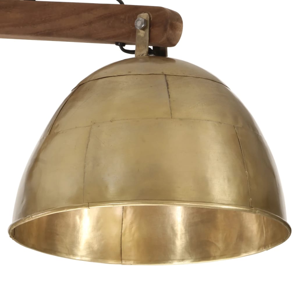 Plafondlamp 25 W E27 105x30x65-108 cm antiek messingkleurig is nu te koop bij PeponiXL, paradijselijk wonen!