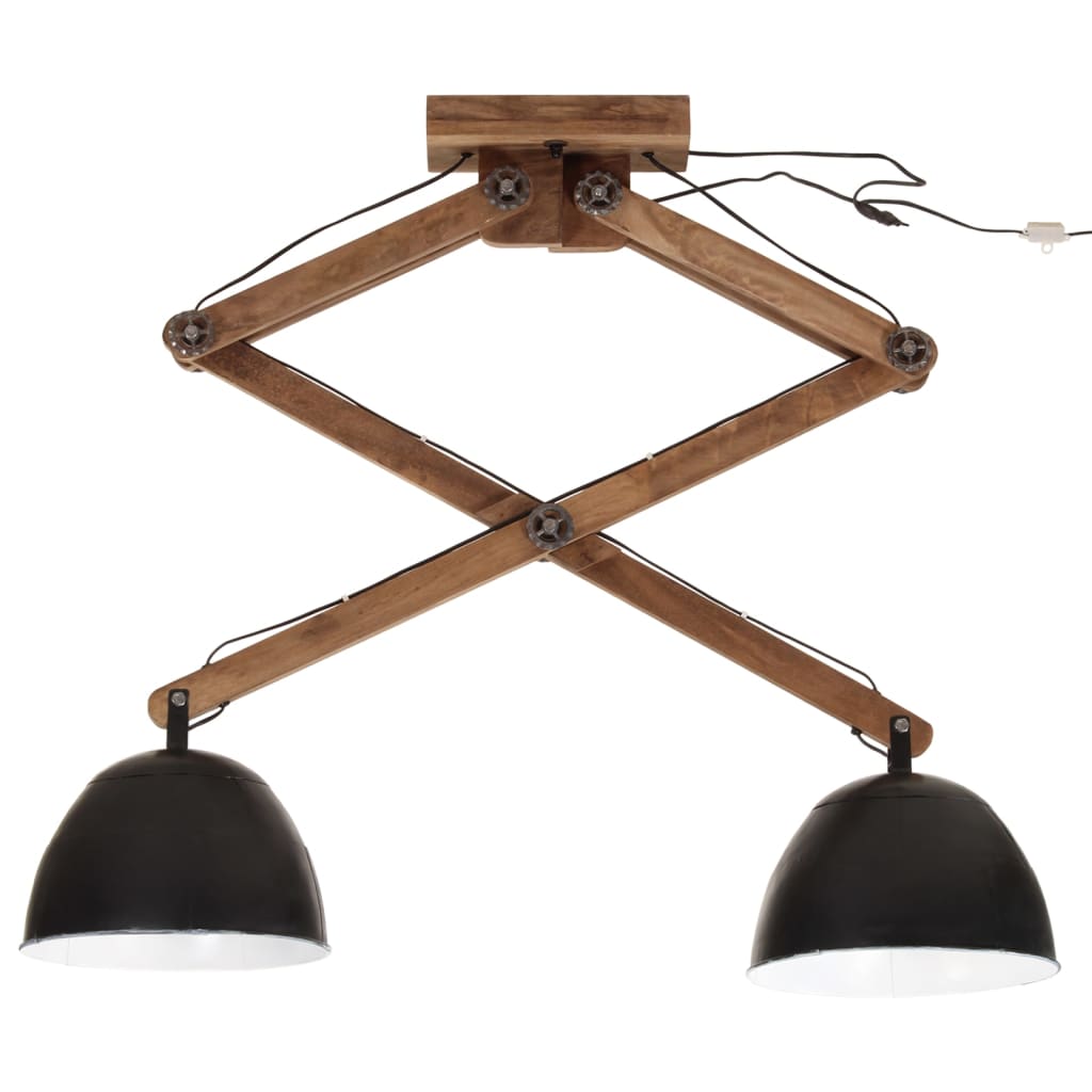 Plafondlamp 25 W E27 29x18x85 cm zwart is nu te koop bij PeponiXL, paradijselijk wonen!