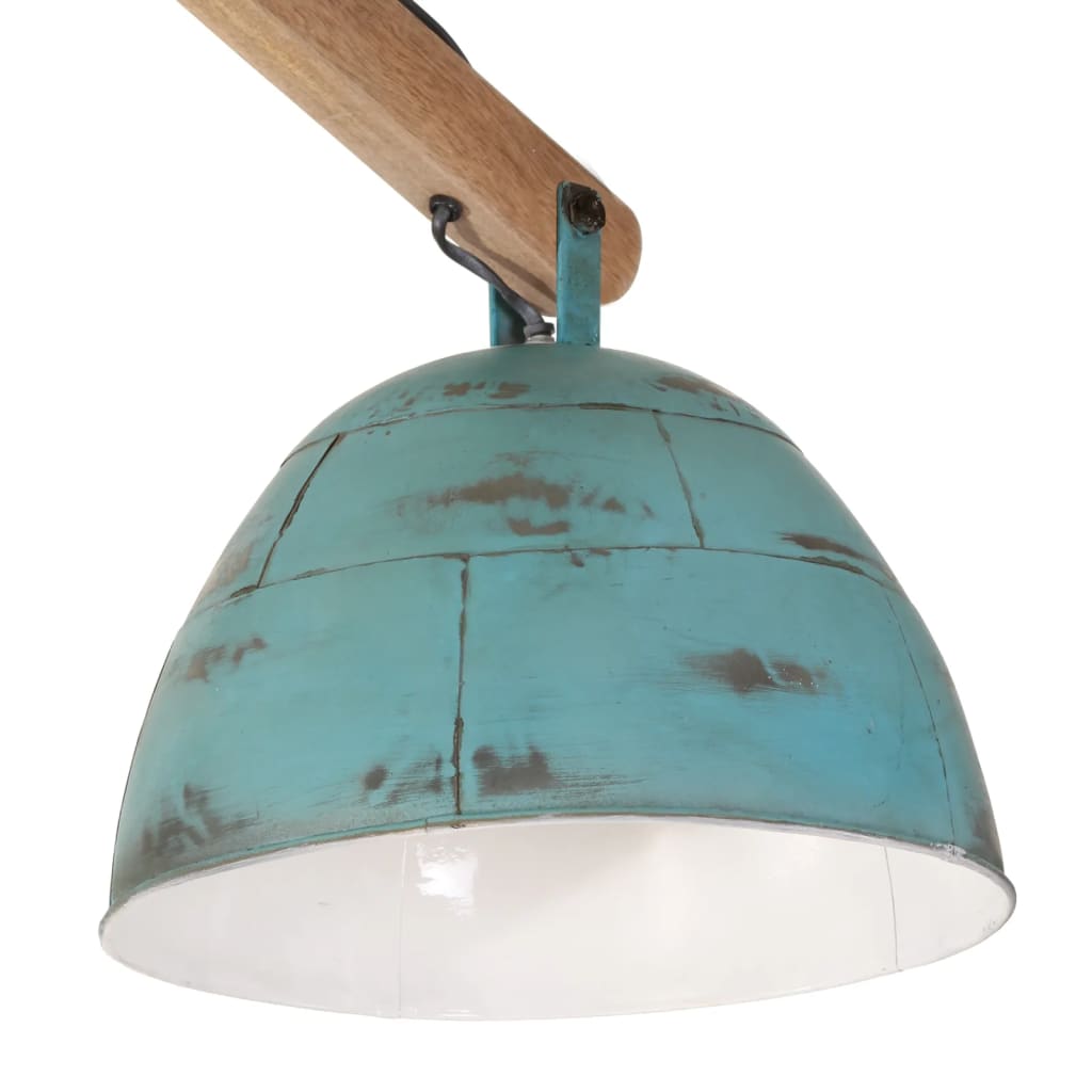 Plafondlamp 25 W E27 29x18x85 cm verweerd blauw is nu te koop bij PeponiXL, paradijselijk wonen!