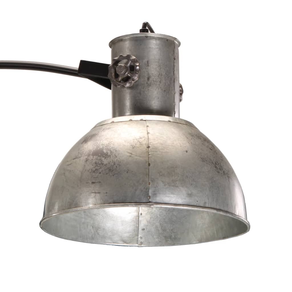 Vloerlamp 25 W E27 150 cm vintage zilverkleurig is nu te koop bij PeponiXL, paradijselijk wonen!