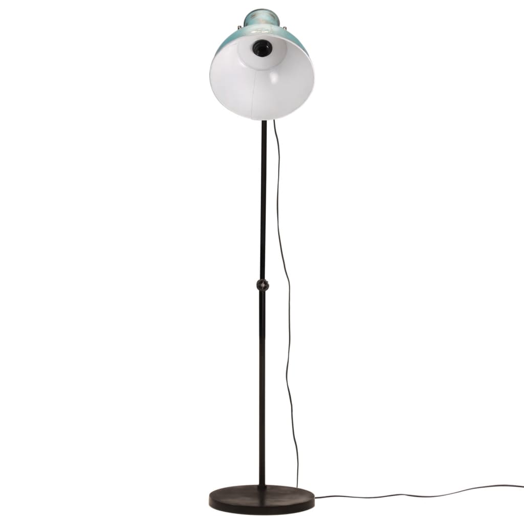 Vloerlamp 25 W E27 150 cm verweerd blauw is nu te koop bij PeponiXL, paradijselijk wonen!