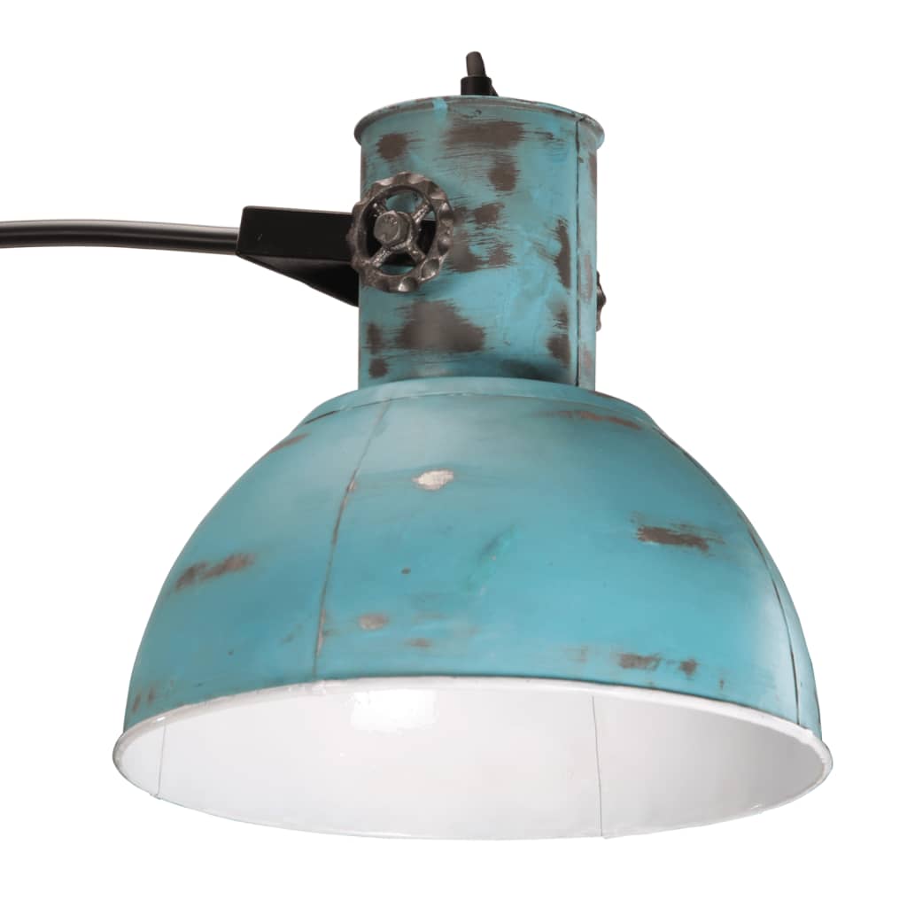 Vloerlamp 25 W E27 150 cm verweerd blauw is nu te koop bij PeponiXL, paradijselijk wonen!