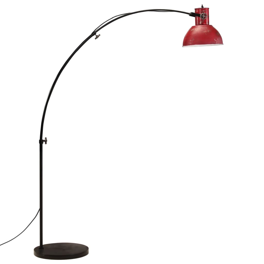 Vloerlamp 25 W E27 150 cm verweerd rood is nu te koop bij PeponiXL, paradijselijk wonen!