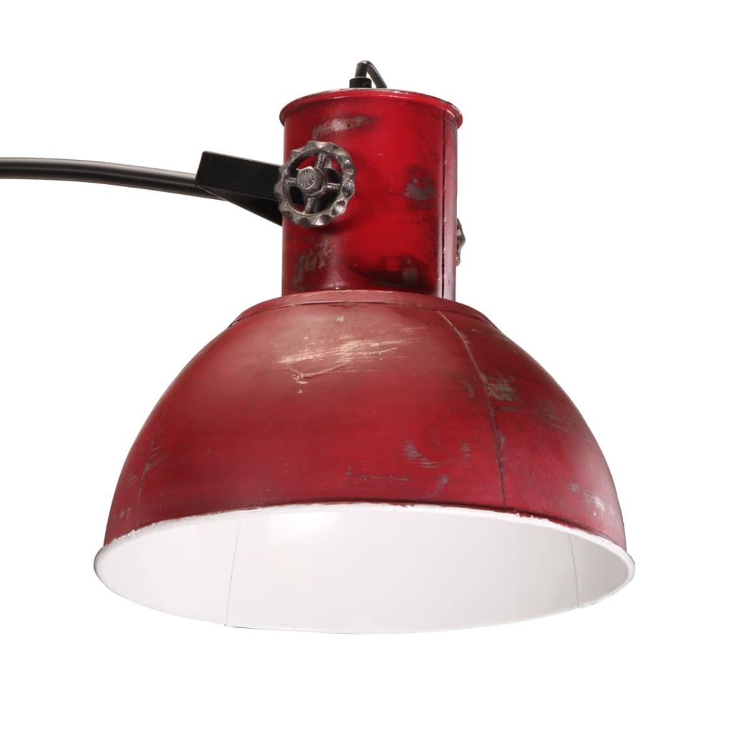 Vloerlamp 25 W E27 150 cm verweerd rood is nu te koop bij PeponiXL, paradijselijk wonen!