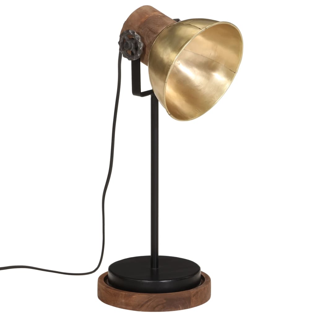 Bureaulamp 25 W E27 17x17x50 cm antiek messingkleurig is nu te koop bij PeponiXL, paradijselijk wonen!