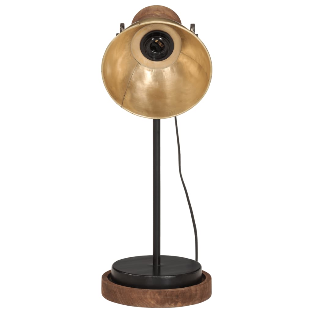 Bureaulamp 25 W E27 17x17x50 cm antiek messingkleurig is nu te koop bij PeponiXL, paradijselijk wonen!