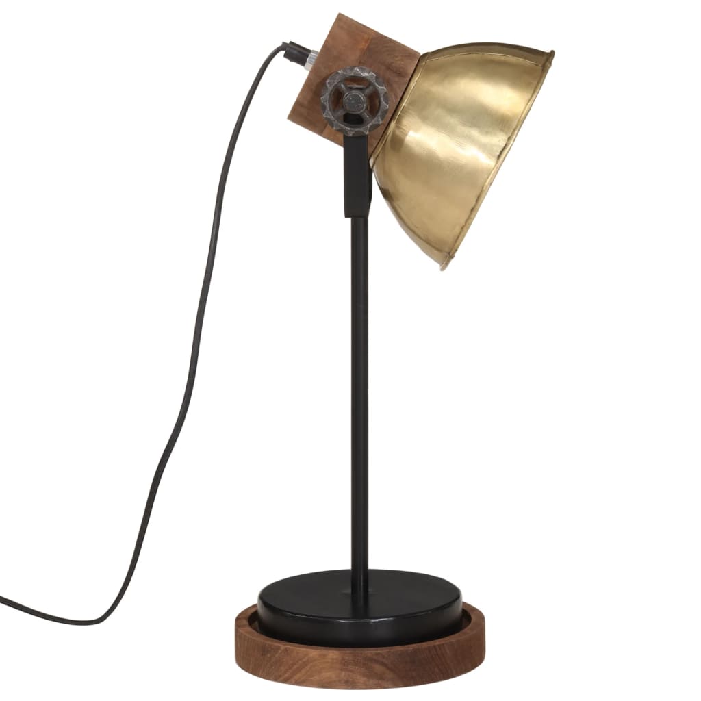 Bureaulamp 25 W E27 17x17x50 cm antiek messingkleurig is nu te koop bij PeponiXL, paradijselijk wonen!