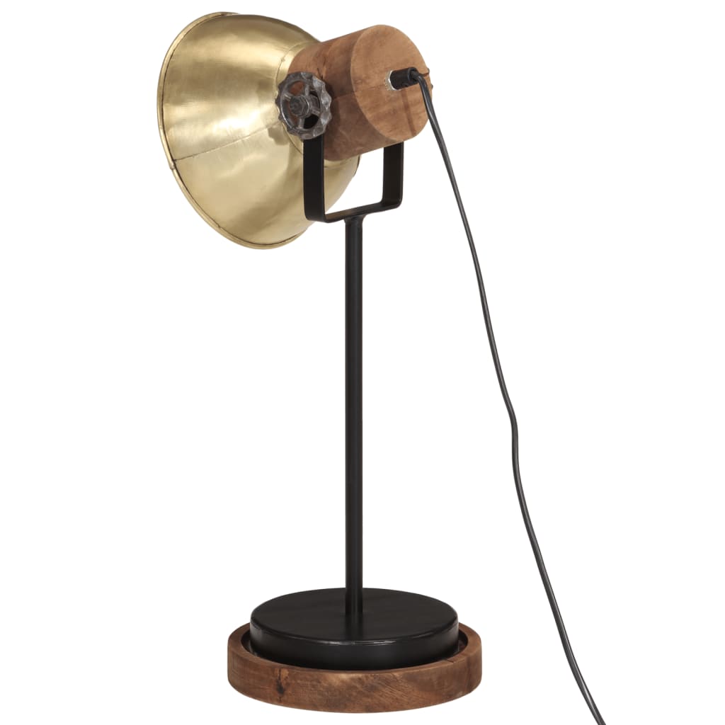 Bureaulamp 25 W E27 17x17x50 cm antiek messingkleurig is nu te koop bij PeponiXL, paradijselijk wonen!