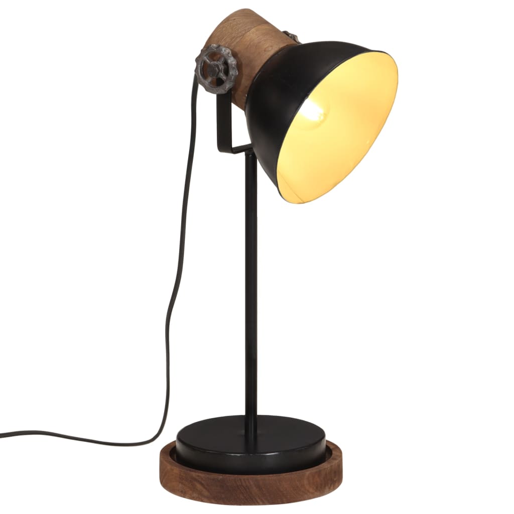 Bureaulamp 25 W E27 17x17x50 cm zwart is nu te koop bij PeponiXL, paradijselijk wonen!