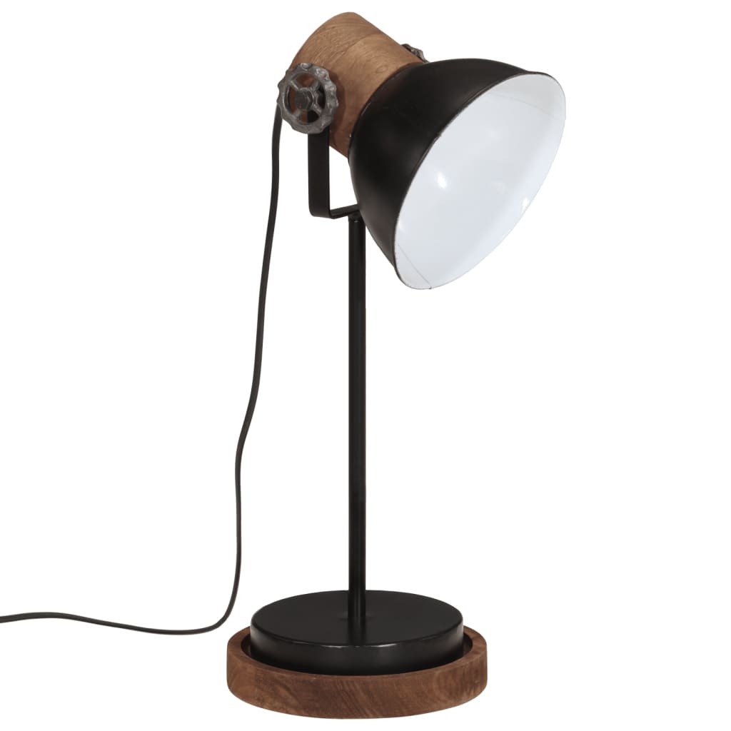 Bureaulamp 25 W E27 17x17x50 cm zwart is nu te koop bij PeponiXL, paradijselijk wonen!