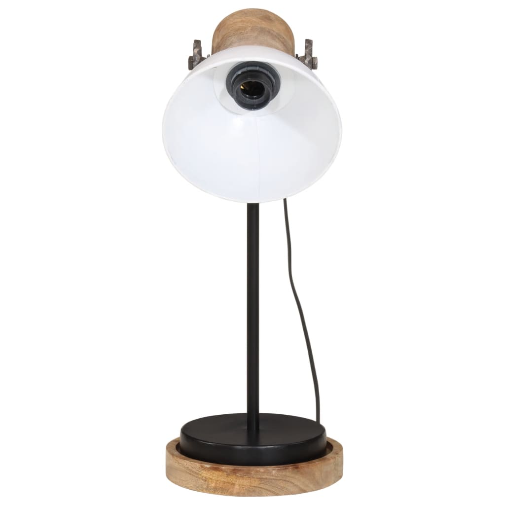 Bureaulamp 25 W E27 17x17x50 cm wit is nu te koop bij PeponiXL, paradijselijk wonen!