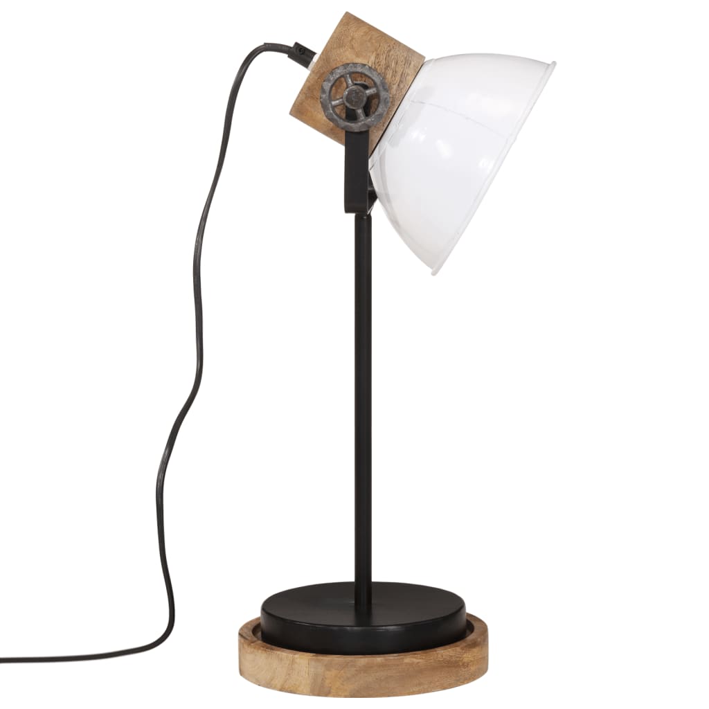 Bureaulamp 25 W E27 17x17x50 cm wit is nu te koop bij PeponiXL, paradijselijk wonen!