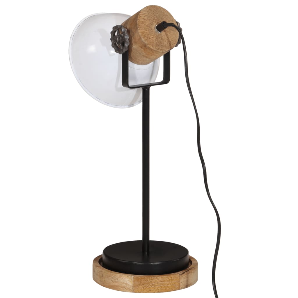 Bureaulamp 25 W E27 17x17x50 cm wit is nu te koop bij PeponiXL, paradijselijk wonen!