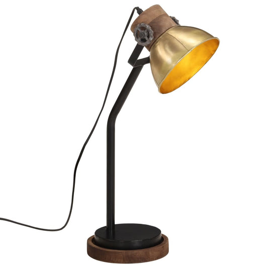 Bureaulamp 25 W E27 18x18x60 cm antiek messingkleurig is nu te koop bij PeponiXL, paradijselijk wonen!